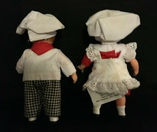 Vintage Fibre CAMPBELL SOUP KIDS Collector Dolls 1995 5 Inch with Clothes 3