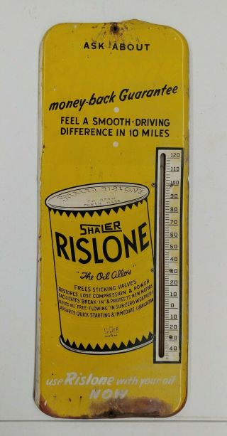 Vintage Shaler Gas And Oil Thermometer