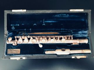 Silver Selmer Piccolo Flute Vintage Key Of C