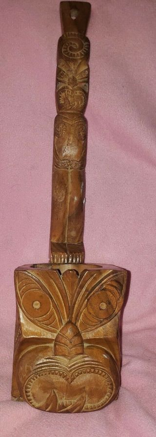 Rare Mid - Century Tiki Art Wall Sculpture Planter Candle Holder Vintage