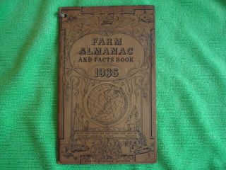 1936 Ford Farm Almanac And Facts Book