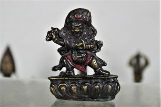 Fantastic Early Antique Tibetan/chinese Bronze Buddha