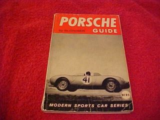 Rare 1958 Porsche Car Guide Book By Sloniger Old Vintage Antique 125 Pages
