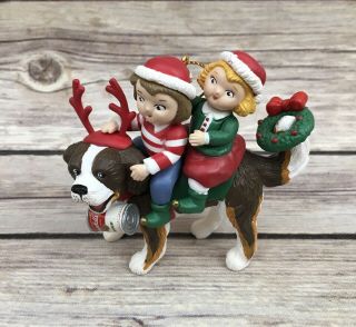 Vintage Campbells Kids Soup Dog Christmas Ornament