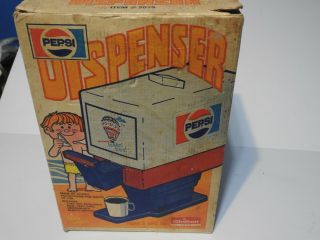 1960s Vintage Pepsi Cola Drink Dispenser By Chilton Toys
