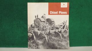 John Deere Tractor Brochure On Chisel Plows From 1965, .