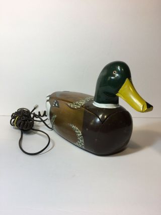 Vintage Mallard Wooden Duck Telephone ☎️ - Retro And Telemania & Cords