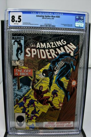 Spider - Man 265 Cgc 8.  5 Marvel 1985 1st Appearance Of Silver Sable