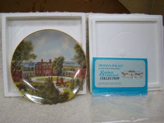 Gorham Southern Landmark Series China Collector Plate " Governor Tryon 