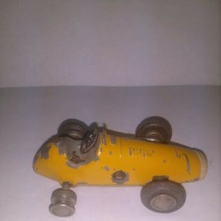 Vintage Schuco Yellow Micro Racer Made In Us - Zone Germany