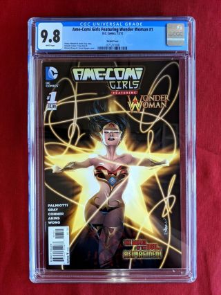Ame - Comi Girls Featuring Wonder Woman 1 Variant Cgc 9.  8