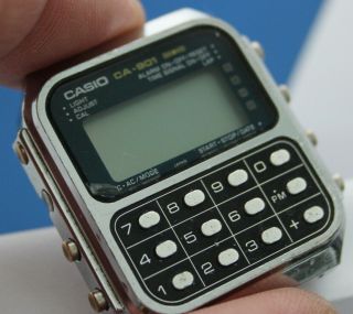 Vintage Casio 134 Ca - 901 Calculator Old Watch Module Digital Lcd Spares Repair