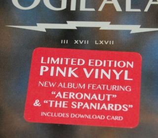 WPC Billy Corgan Smashing Pumpkins Ogilala PINK colored LP vinyl record 2