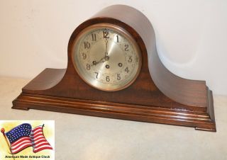 Rare & Restored Herschede Model 10 Canterbury & Westminster Chimes Antique Clock