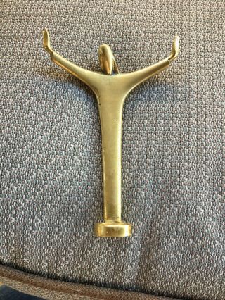 Modern Brass Jesus Figure 5 1/2 Inches