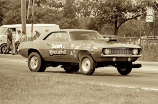 1970s Photo Negative Drag Racing Car Race Track Quad City Seger Churchill Muscle