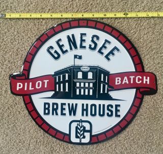 Genesee Brew House Pilot Batch Beer Sign Tacker Great For Man Cave Home Bar