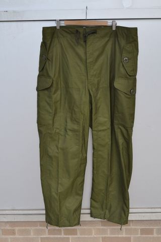 Canadian Military Windproof Combat Pants Size 7340