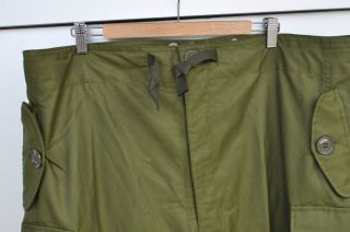 CANADIAN MILITARY WINDPROOF COMBAT PANTS SIZE 7340 2