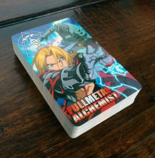 Rare Full Meatl Alchemist Playing Cards Anime