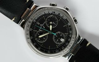 Vintage Baume & Mercier Formula Chronograph Mv 04 Fo 08 Watch 1$