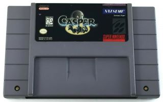 (g115) Rare Collectible Classic Vintage Nintendo Snes Casper /fast