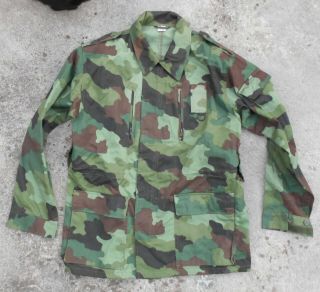 Serbia / Yugoslavia Army M93 Camouflage Summer Jacket Size 10 (large) Year 1993