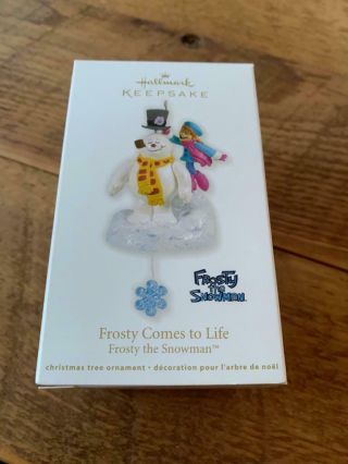 Hallmark Keepsake Ornament 2012 Frosty Comes To Life The Snowman Pull String