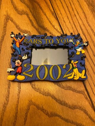 Disney Magnet Mickey Mouse Frame Ears To You 2002 Goofy Pluto Donald Duck