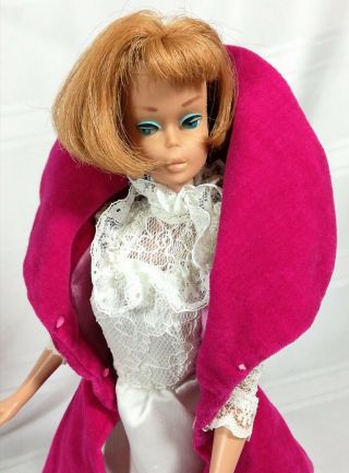 Vintage Barbie American Girl Doll Red Hair Titan Bendable Leg 1958 Japan 1070