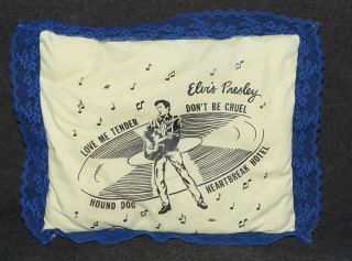 Elvis Presley Vintage Pillow Lace Love Me Tender Don 