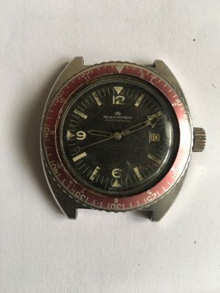 Bucherer Automatic Vintage Diving Watch