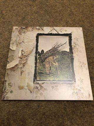 Led Zeppelin Iv Four Symbols Atlantic Gatefold Sleeve Vinyl Lp Record
