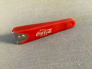 Vintage Enjoy Coca - Cola Red Nail Clippers