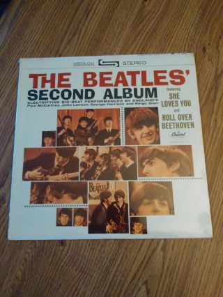‘the Beatles Second Album’ Factory Usa Stereo Lp 1960’s In - Conditio