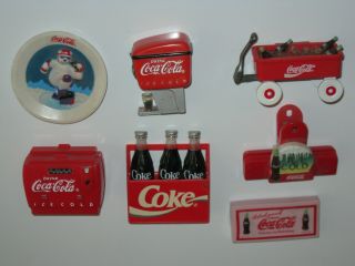 Coca Cola 7 Refrigerator Magnets