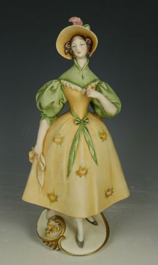 Capodimonte Giuseppe Cappe Figurine " Lady Of The 800 - S " Worldwide