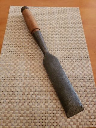 Antique The James Swan Co 2 " Wide Timber Framing Chisel Slick Tool 16 Inch Long
