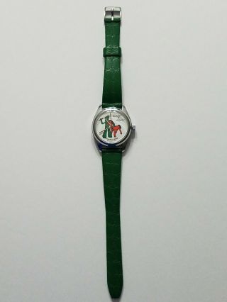 Vintage And Rare 1982 Gumby And Pokey Art Clokey Wrist Watch
