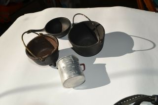 Vintage Cast Iron Pot,  Skillet,  Utensils For Child 
