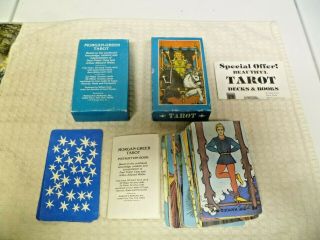 Vintage 1970s Morgan - Greer 78 Card Tarot Deck 1979 Complete With Instructions
