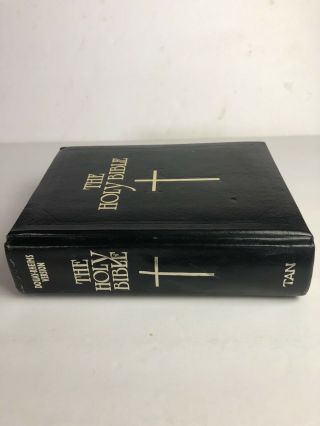 The Holy Bible Douay Rheims Version 1989 Tan Publishers Padded Hardback