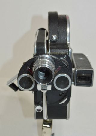 Vintage Bolex Paillard H16 Reflex 16mm Movie Camera w/ Wollensak 3 