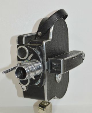 Vintage Bolex Paillard H16 Reflex 16mm Movie Camera w/ Wollensak 3 