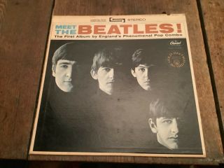 Ca 1965 Meet The Beatles Record St 2047 Capitol Stereo First Album