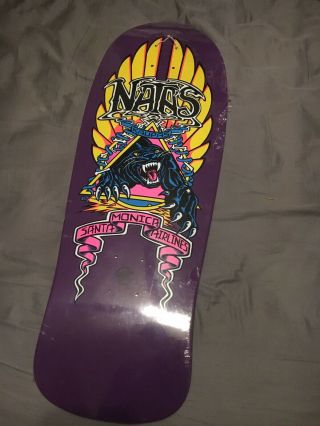 S.  M.  A.  Purple Natas Kaupas Vintage Reissue Skateboard Deck