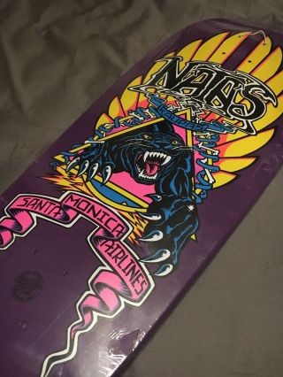 S.  M.  A.  Purple Natas Kaupas Vintage Reissue Skateboard Deck 2