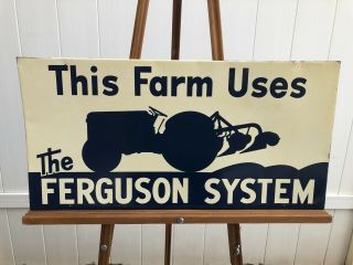 This Farm Uses Ferguson System Tractor Gas Oil 1950 