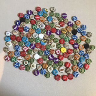 Over 150 Beer & Soda Bottle Caps Unique Craft Art