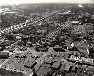 Vintage Photograph Oh Dayton Aerial View Of City 1972 1